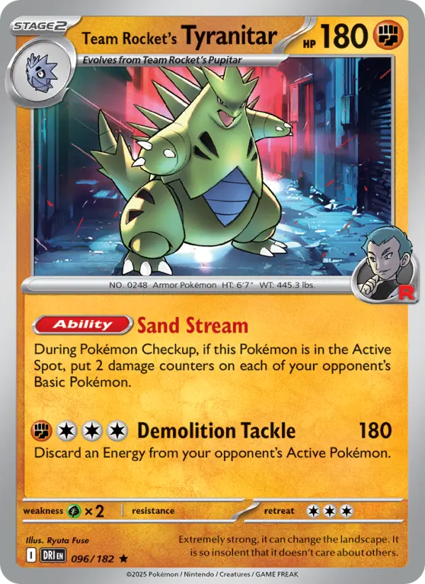 Team Rocket's Tyranitar #096 — Destined Rivals