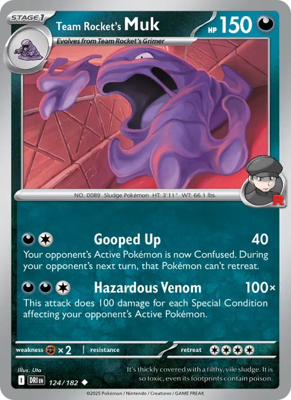 Team Rocket's Muk #124 — Destined Rivals