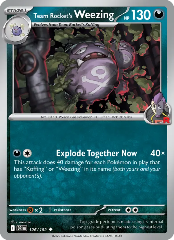 Team Rocket's Weezing #126 — Destined Rivals