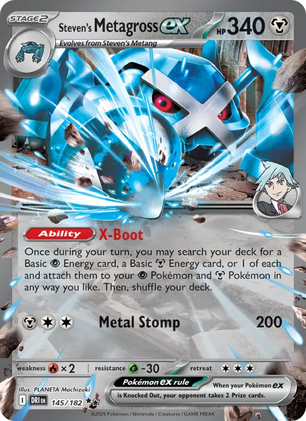 Steven's Metagross ex #145 — Destined Rivals