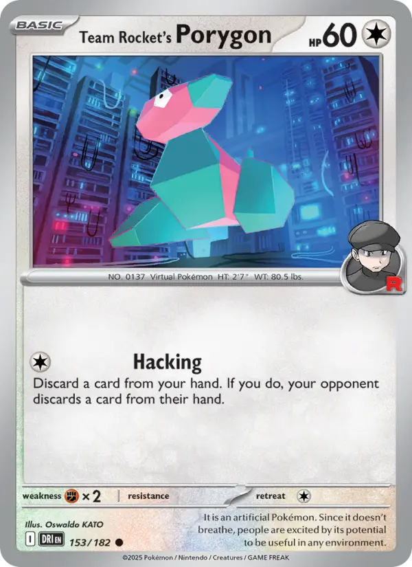 Team Rocket's Porygon #153 — Destined Rivals
