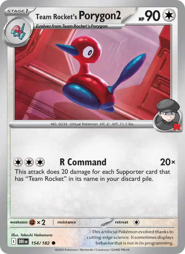 Team Rocket's Porygon2 #154 — Destined Rivals