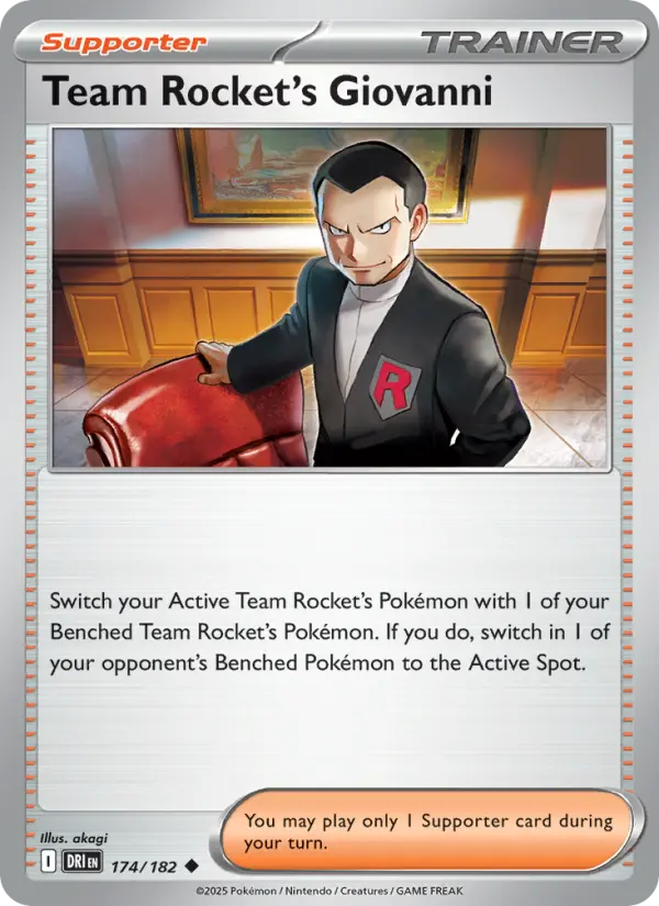 Team Rocket's Giovanni #174 — Destined Rivals