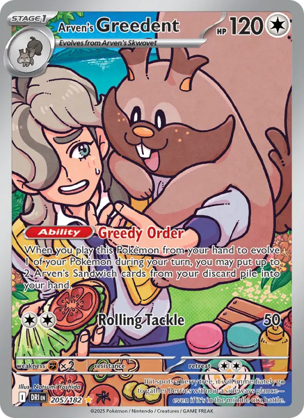 Arven's Greedent #205 — Destined Rivals