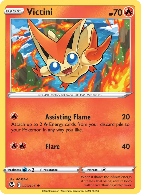Victini #023 — Silver Tempest
