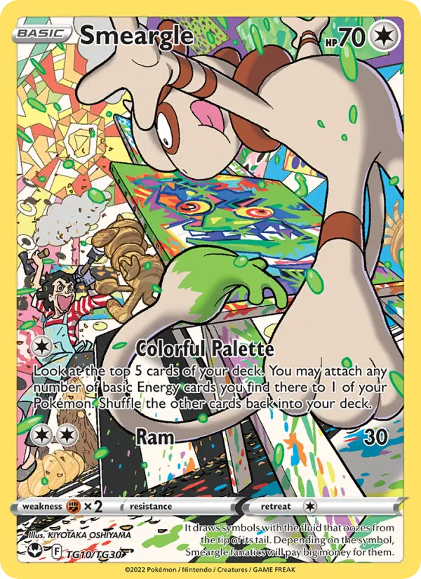 Smeargle #TG10 — Silver Tempest