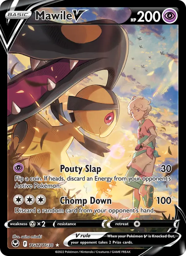 Mawile V #TG17 — Silver Tempest