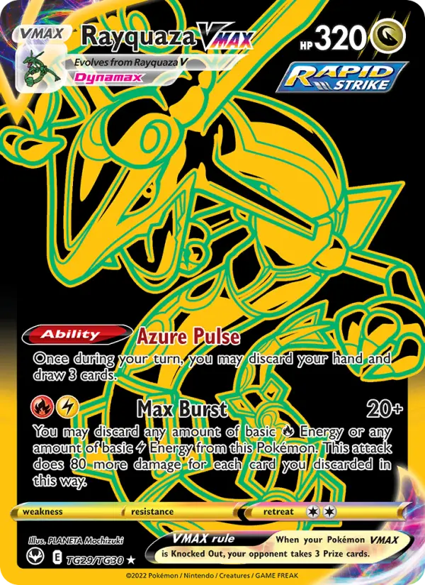 Rayquaza VMAX #TG29 — Silver Tempest
