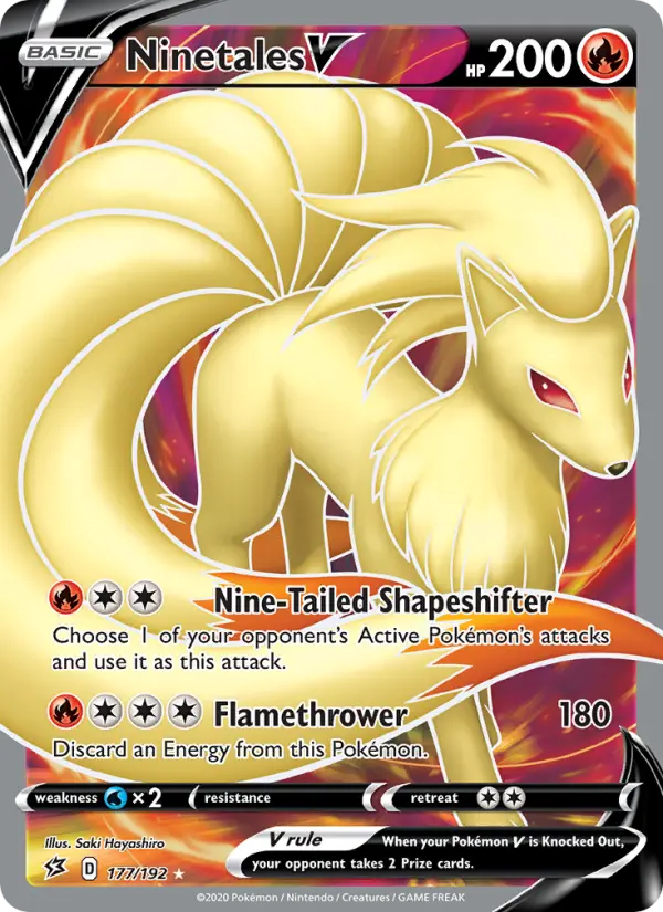 Ninetales V #177 — Rebel Clash