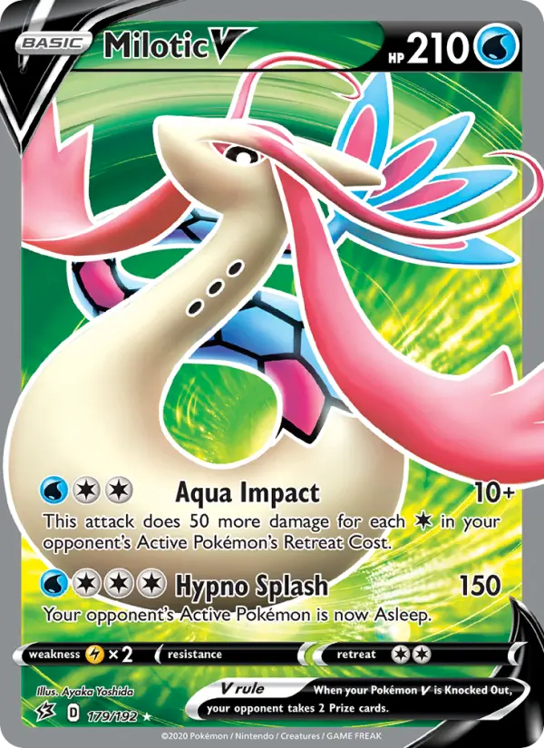 Milotic V #179 — Rebel Clash