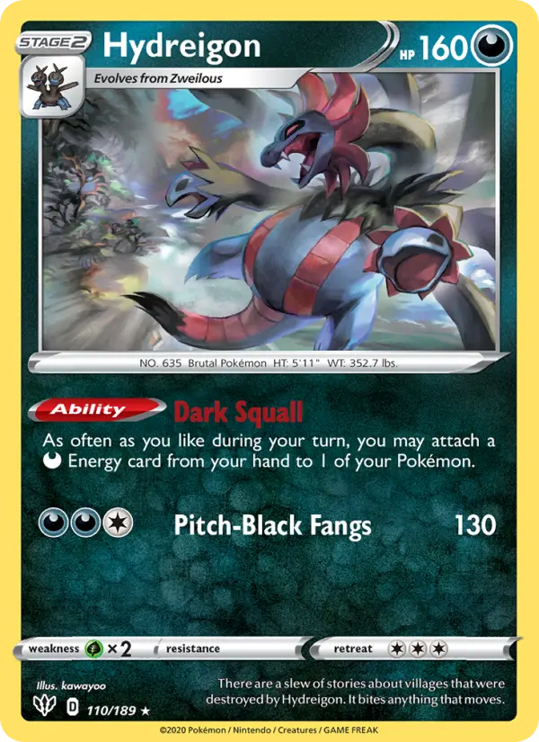 Hydreigon #110 — Darkness Ablaze