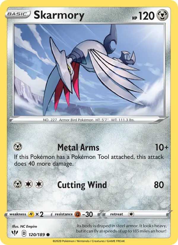 Skarmory #120 — Darkness Ablaze