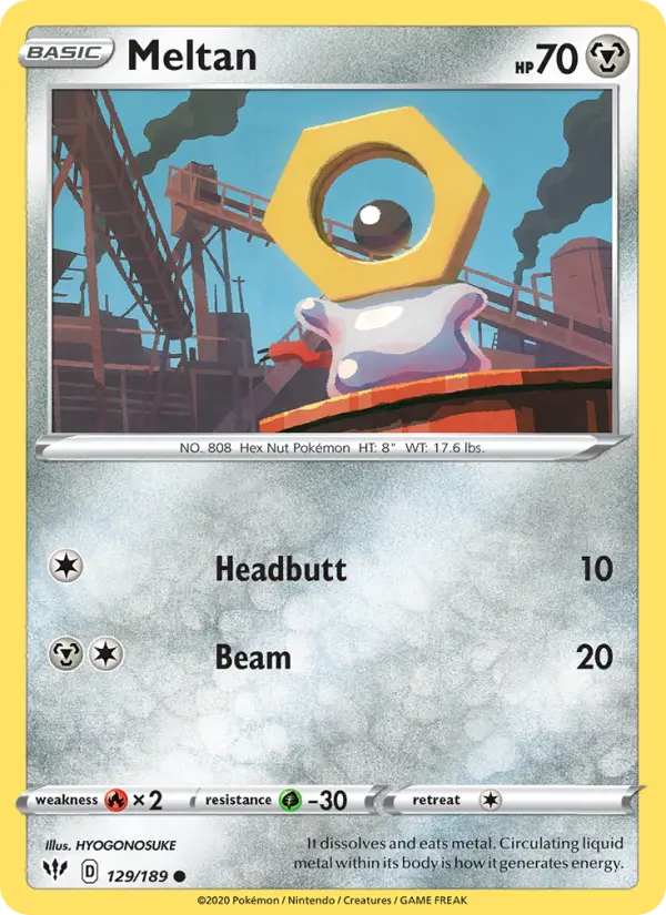 Meltan #129 — Darkness Ablaze