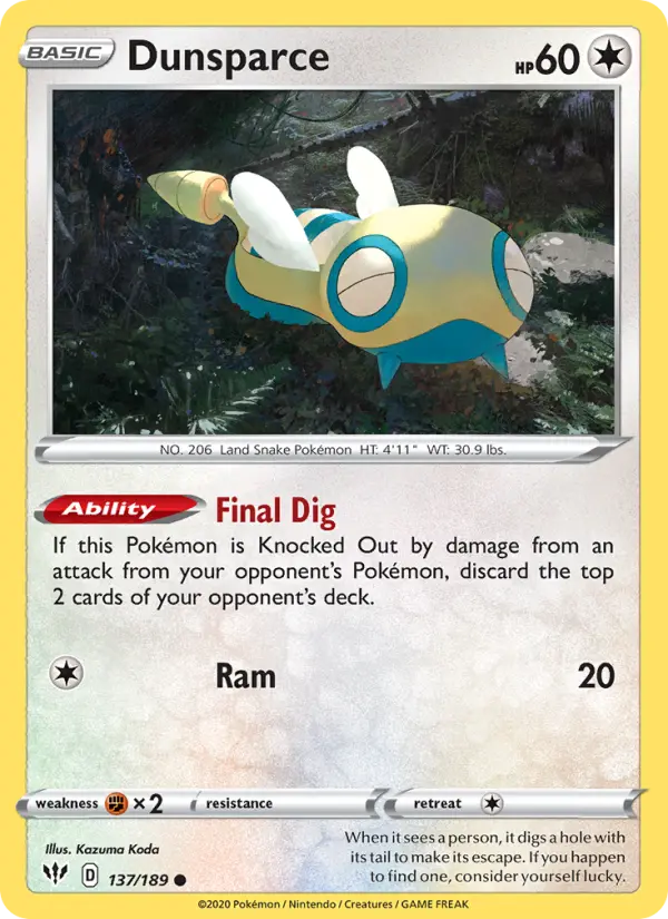 Dunsparce #137 — Darkness Ablaze