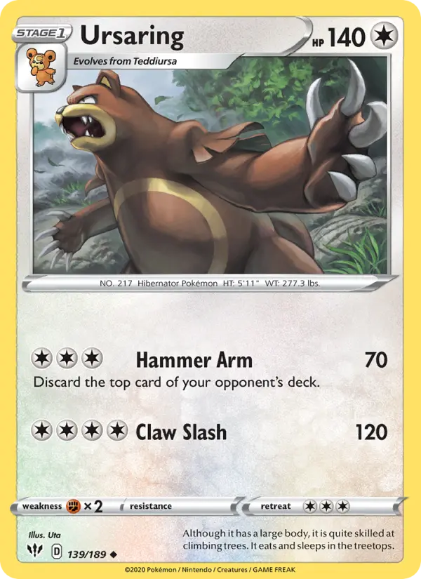 Ursaring #139 — Darkness Ablaze