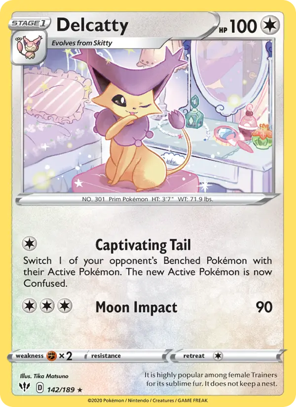 Delcatty #142 — Darkness Ablaze