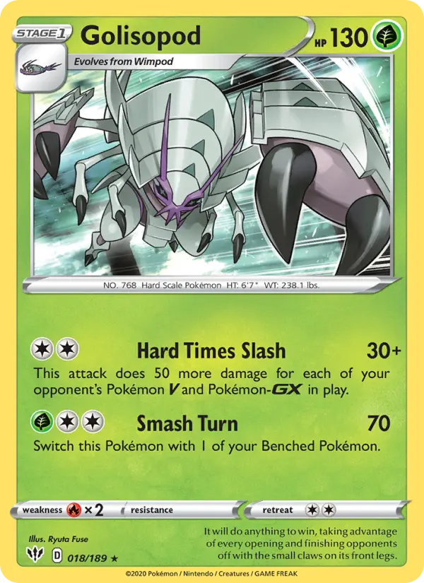 Golisopod #18 — Darkness Ablaze