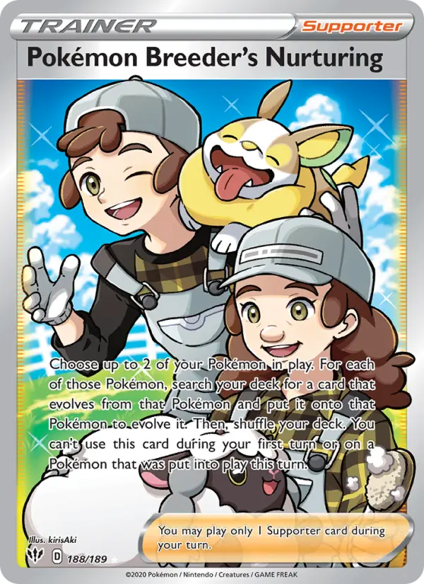 Pokémon Breeder's Nurturing #188 — Darkness Ablaze
