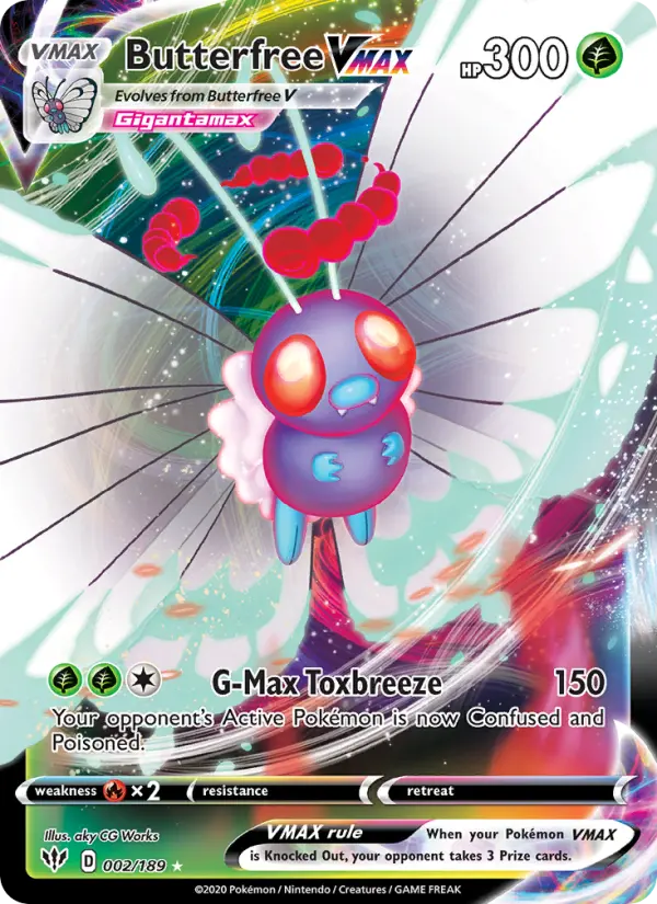 Butterfree VMAX #2 — Darkness Ablaze