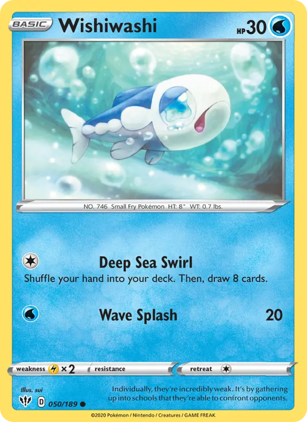 Wishiwashi #50 — Darkness Ablaze