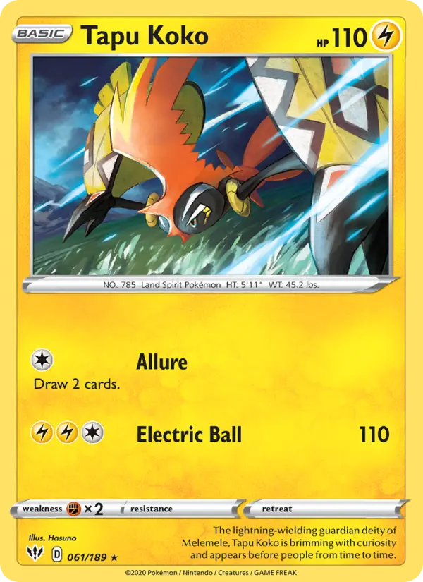 Tapu Koko #61 — Darkness Ablaze