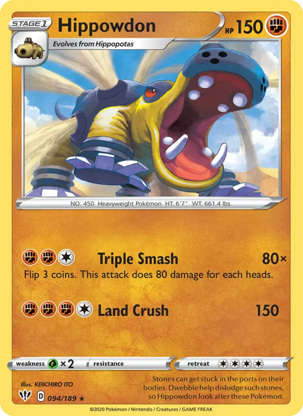 Hippowdon #94 — Darkness Ablaze