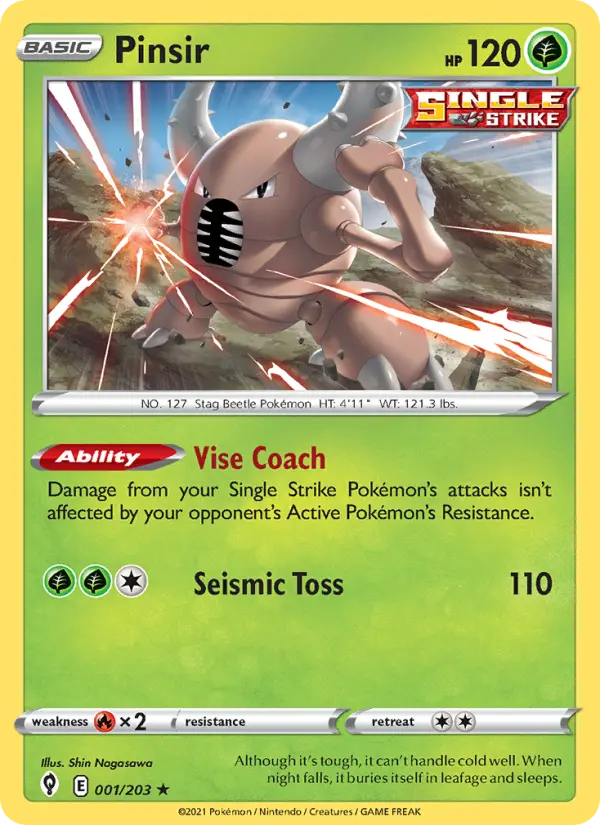 Pinsir #1 — Evolving Skies