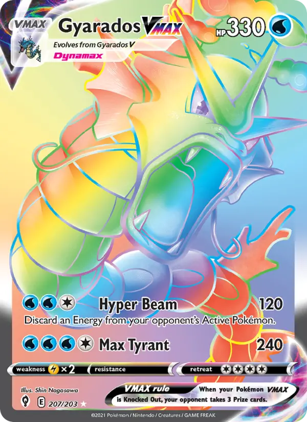 Gyarados VMAX #207 — Evolving Skies