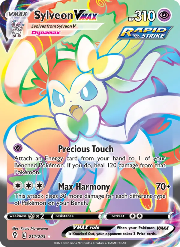 Sylveon VMAX #211 — Evolving Skies