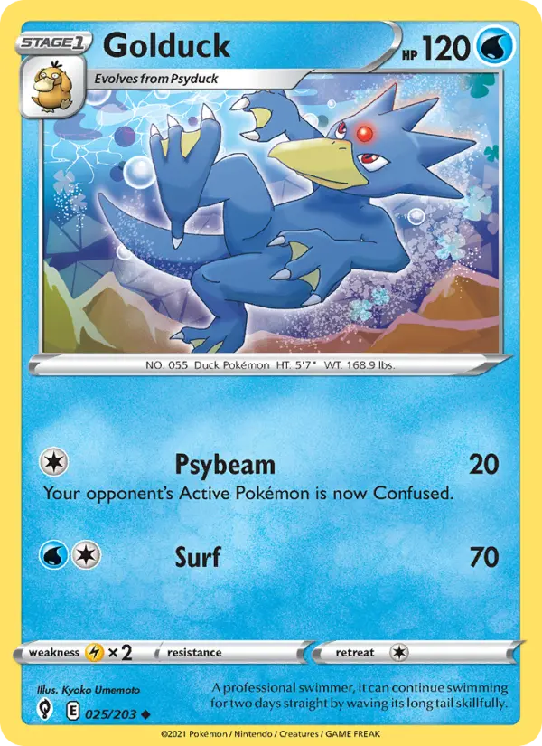 Golduck #25 — Evolving Skies