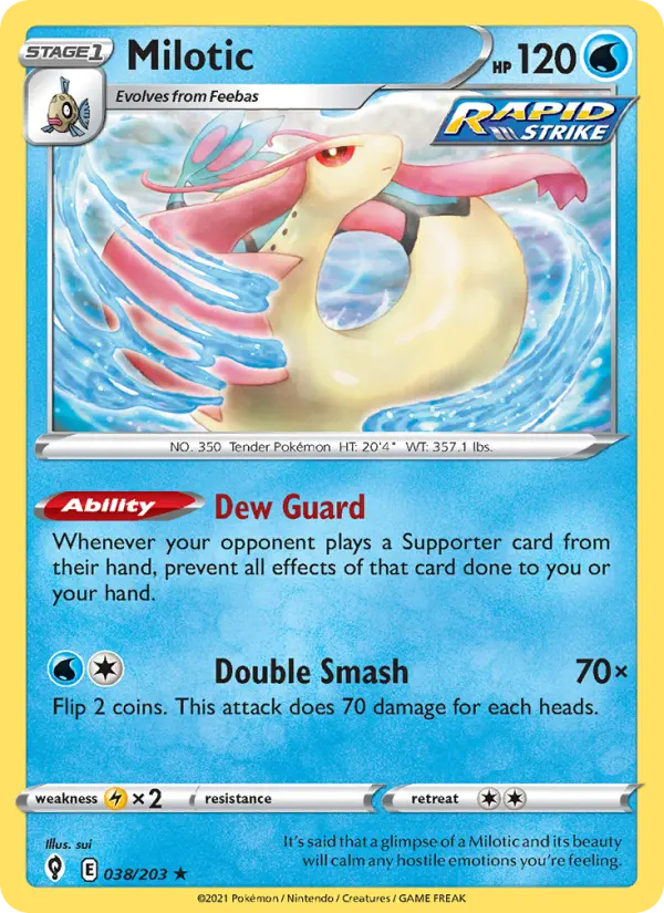 Milotic #38 — Evolving Skies