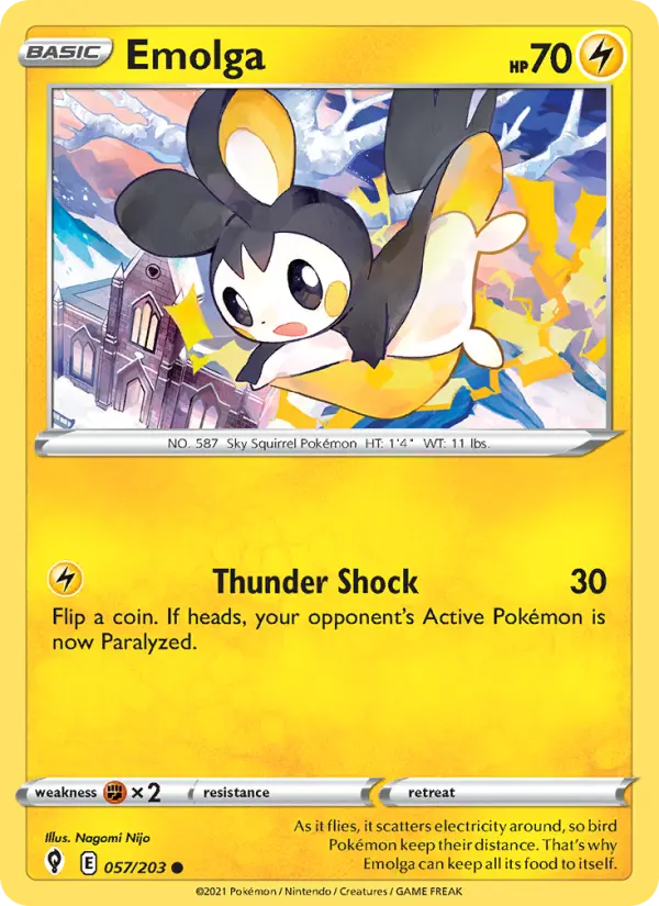 Emolga #57 — Evolving Skies
