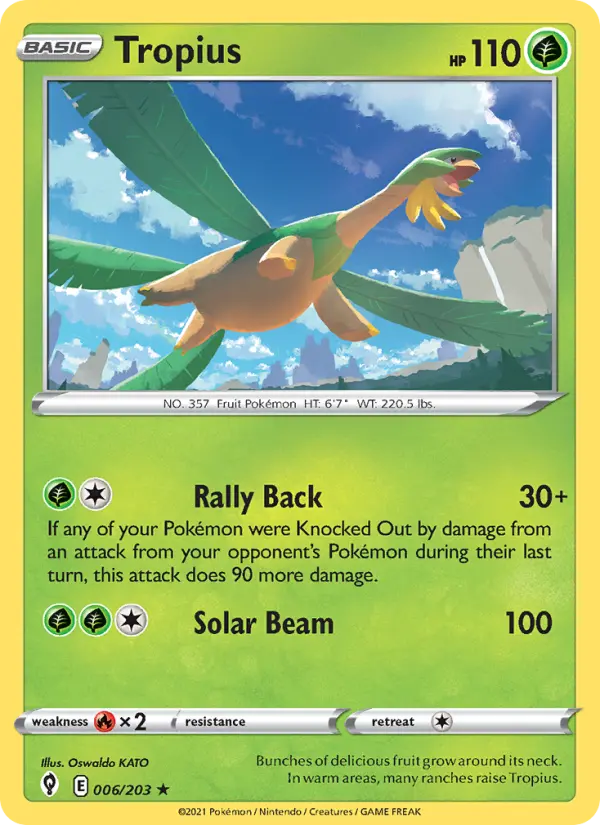 Tropius #6 — Evolving Skies