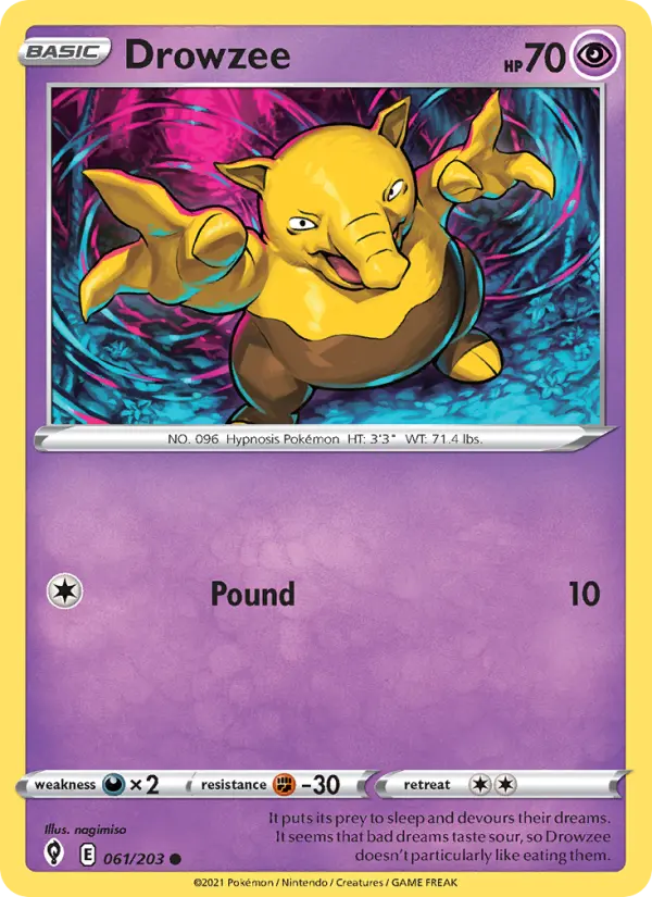 Drowzee #61 — Evolving Skies