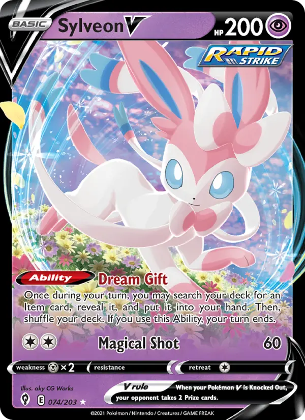 Sylveon V #74 — Evolving Skies