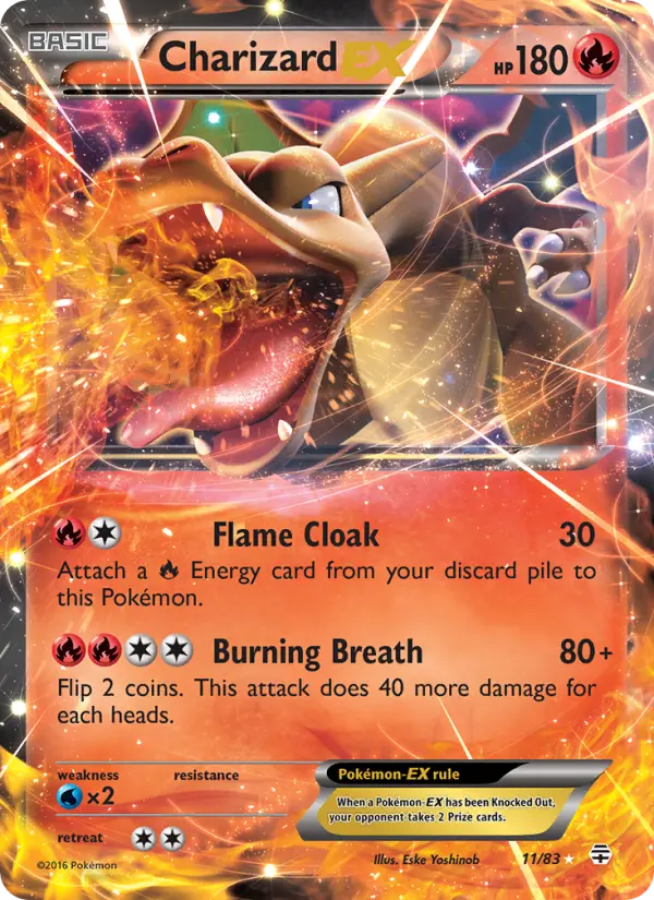 Charizard EX #11 — Generations