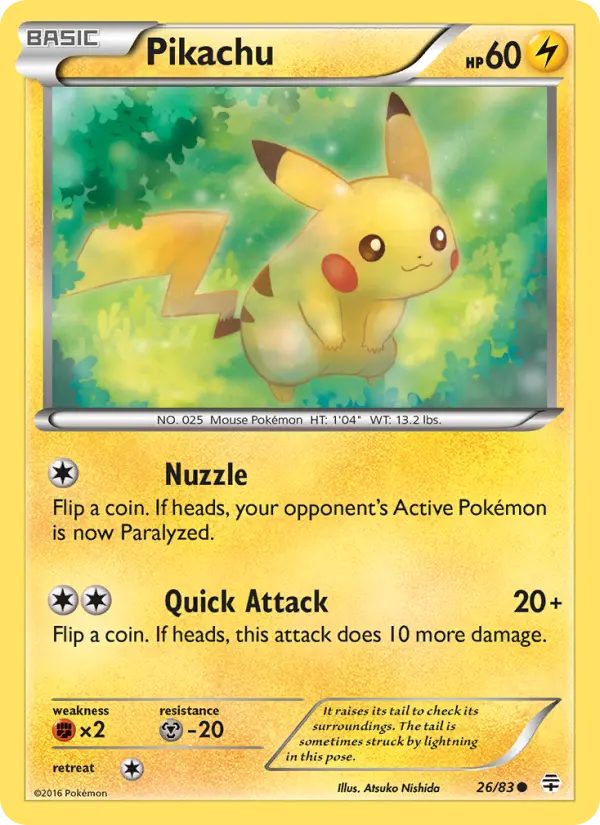 Pikachu #26 — Generations
