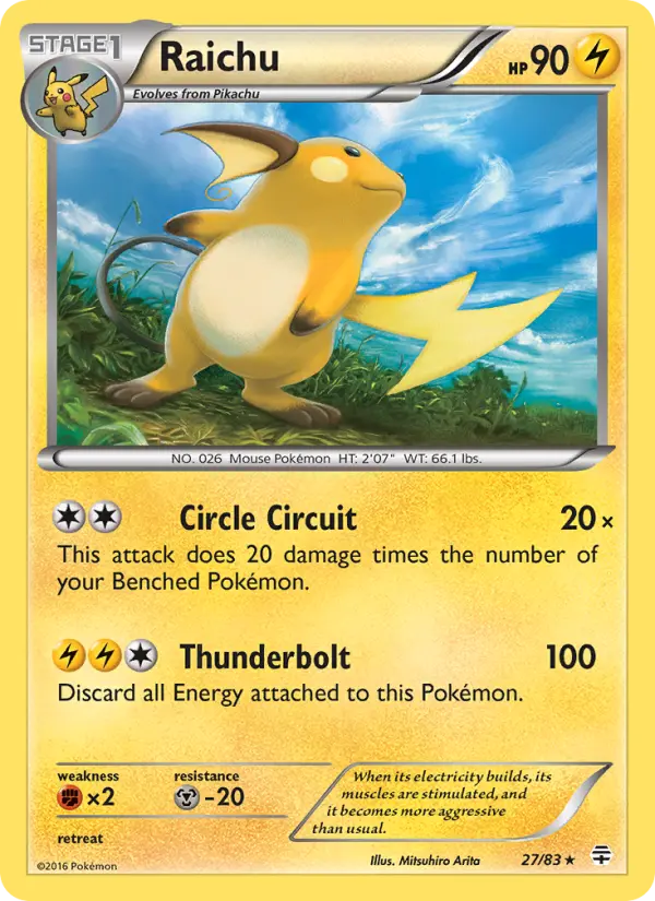 Raichu #27 — Generations