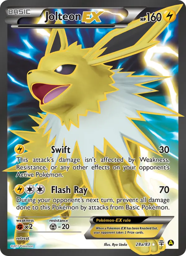 Jolteon EX #28 — Generations