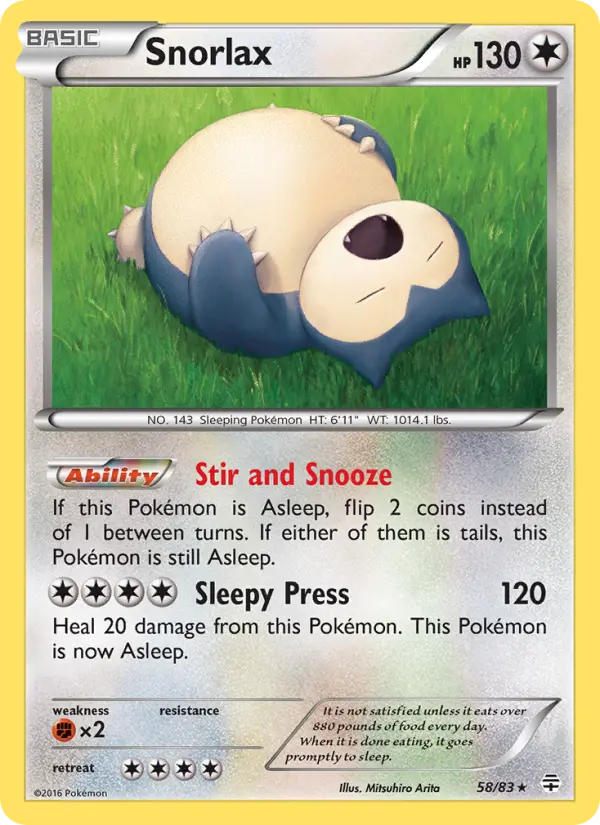 Snorlax #58 — Generations