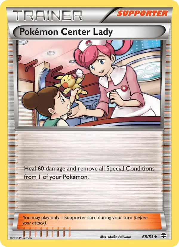 Pokémon Center Lady #68 — Generations
