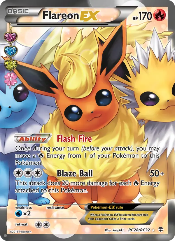 Flareon EX #RC28 — Generations