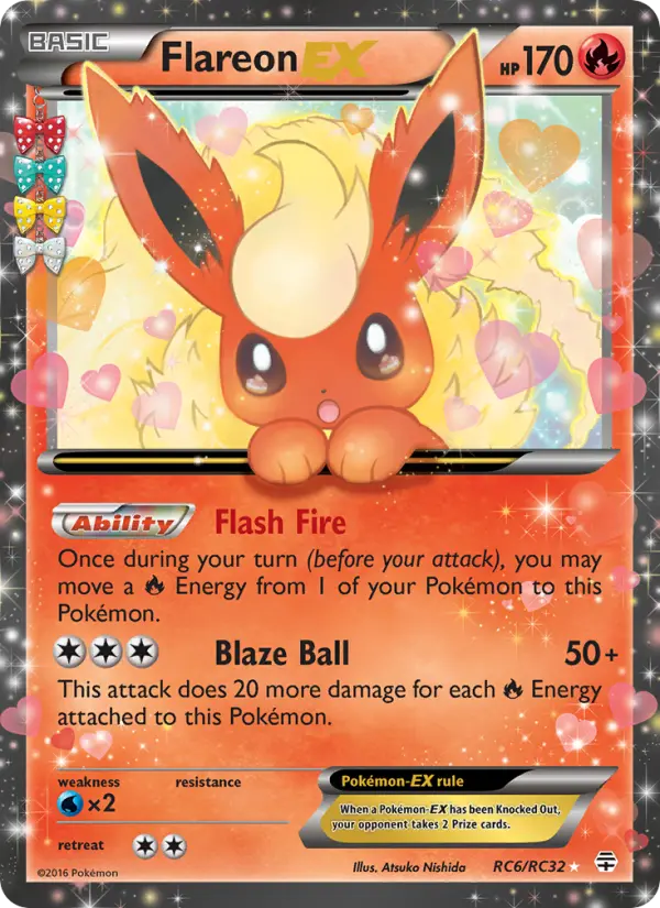 Flareon EX #RC6 — Generations