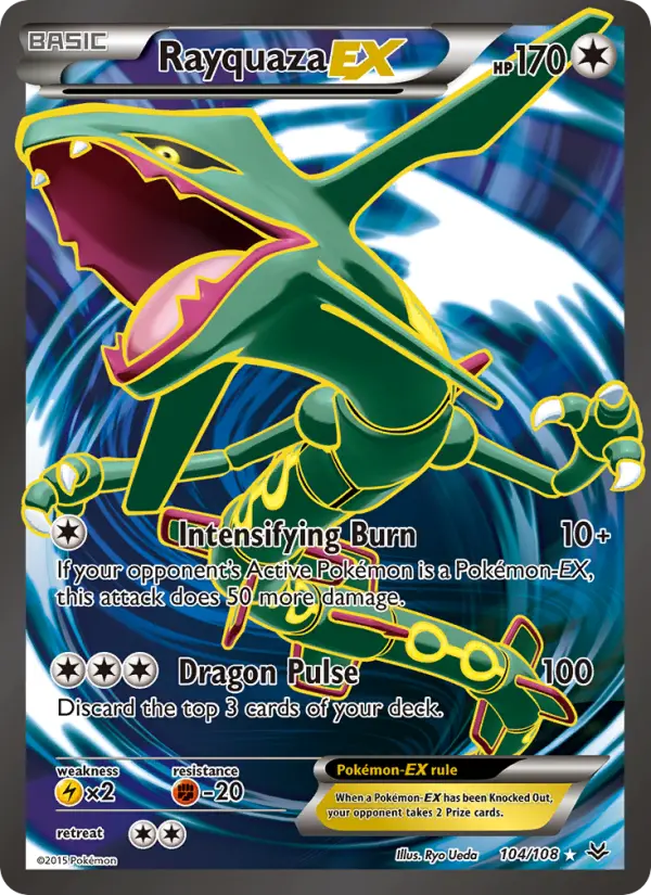 Rayquaza EX #104 — Roaring Skies
