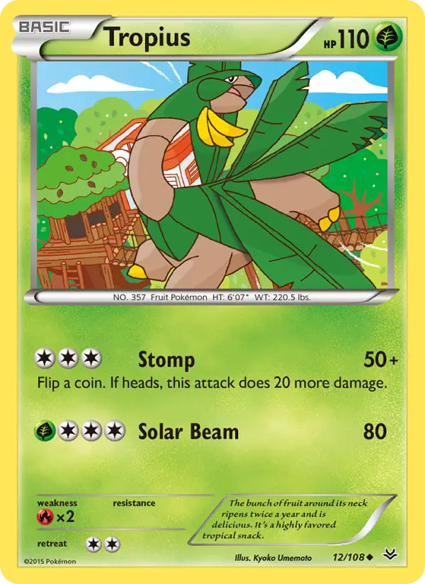 Tropius #12 — Roaring Skies