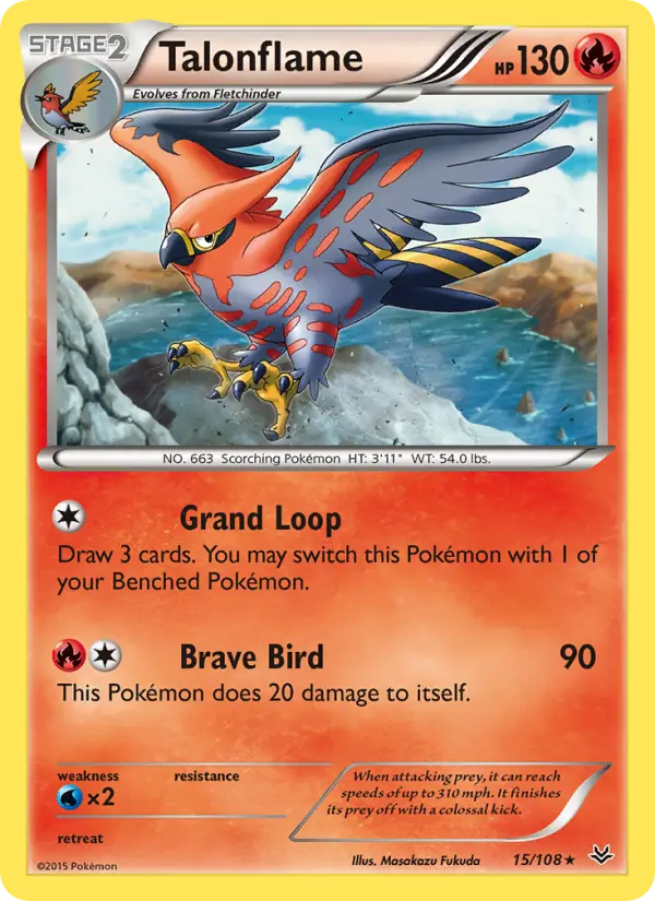 Talonflame #15 — Roaring Skies