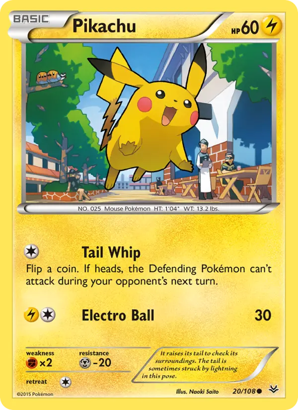Pikachu #20 — Roaring Skies