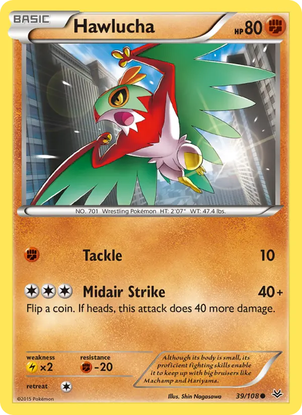 Hawlucha #39 — Roaring Skies