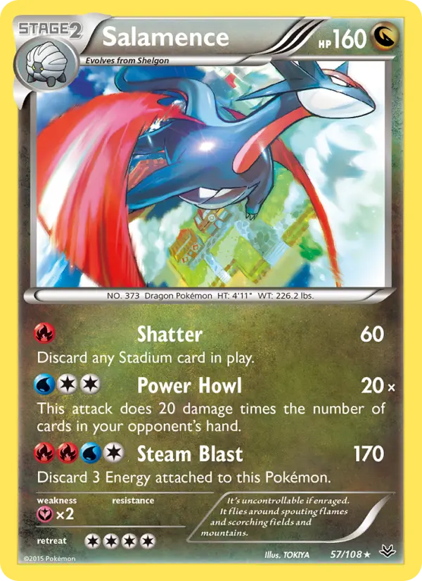 Salamence #57 — Roaring Skies