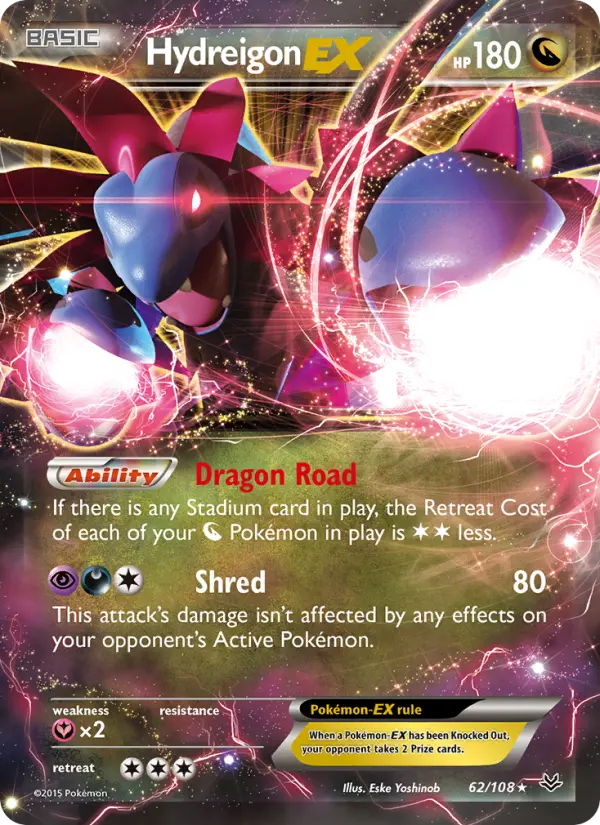 Hydreigon EX #62 — Roaring Skies